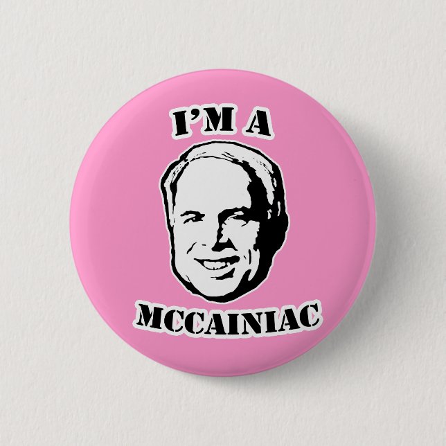 McCainiac Button (Front)
