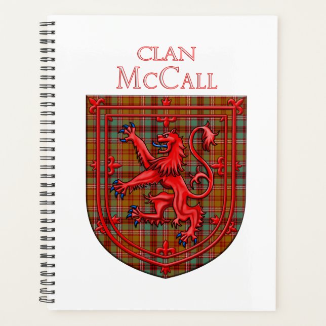 McCall Tartan Scottish Plaid Lion Rampant (Devant)