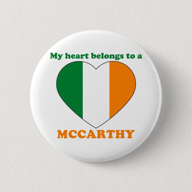 Mccarthy 2 Inch Round Button (Front)