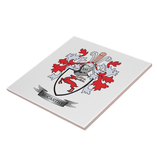 McCarthy Coat of Arms Tile (Side)