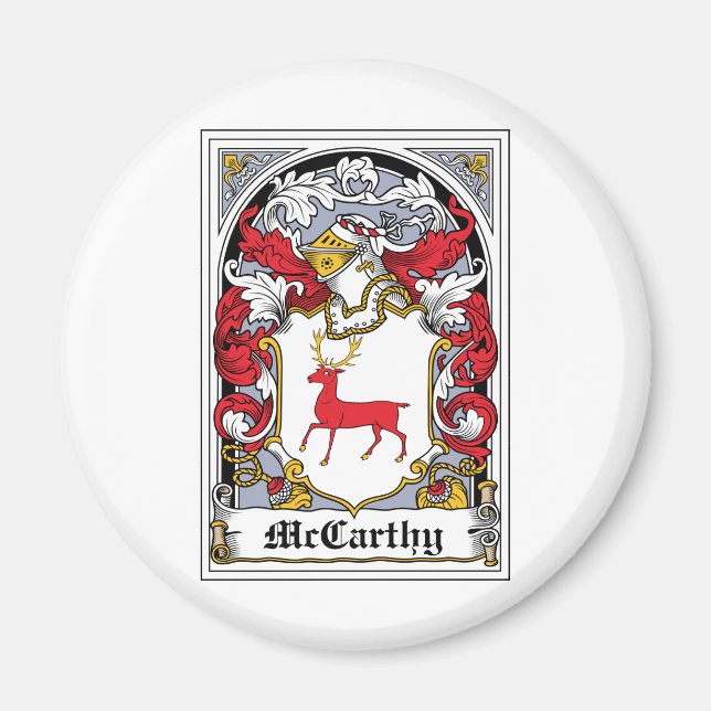 McCarthy Family Crest Magnet (Front)