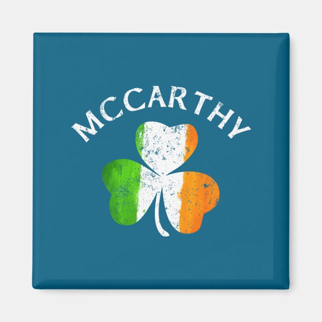 Mccarthy Irish Family Name  Magnet (Front)