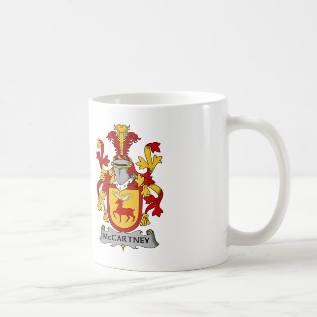 McCartney Family Crest Coffee Mug (Right)