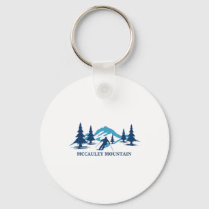 Mccauley Mountain New York Ski Resort Skiing Skier Keychain