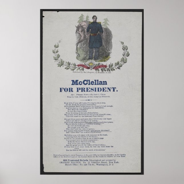 McClellan for President Poster (Front)