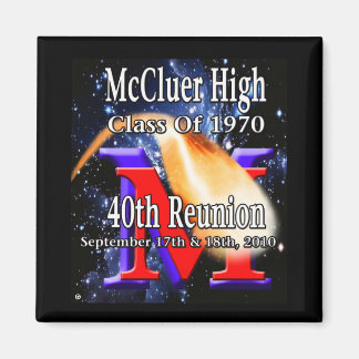 McCluer High Class of '70 40th Reunion Magnet
