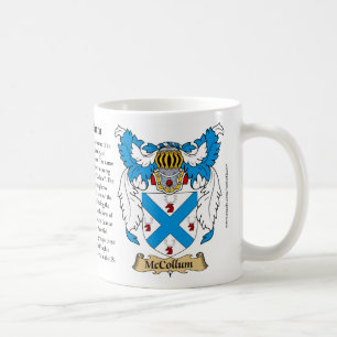 McCollum, the Origin, the Meaning and the Crest Coffee Mug