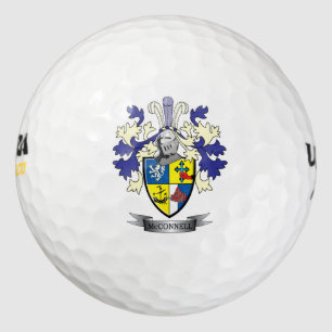 McConnell Family Crest Coat of Arms Golf Balls