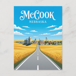 McCook USA Postcard