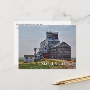 McCord Grain Elevator Post Card