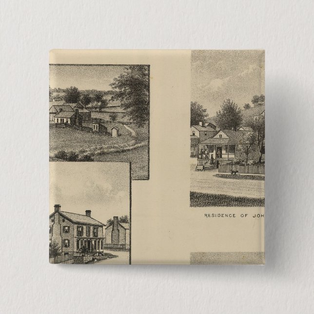McCorkle property 2 Inch Square Button (Front)