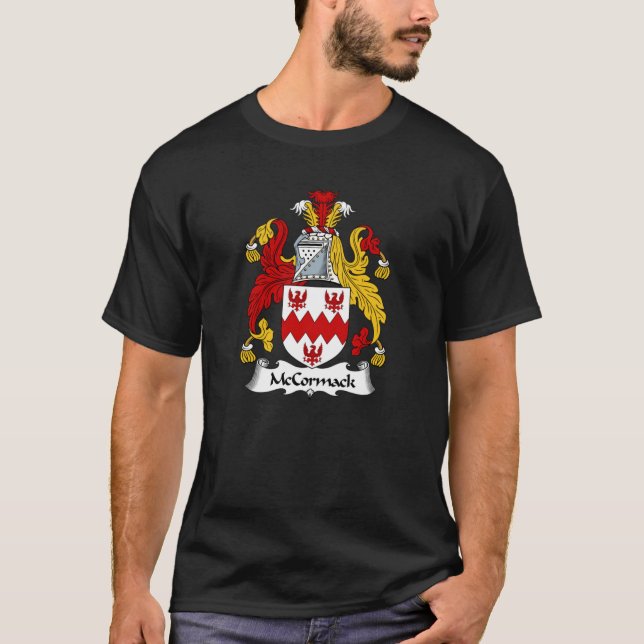 McCormack Coat of Arms  McCormack Family Crest T-Shirt (Front)