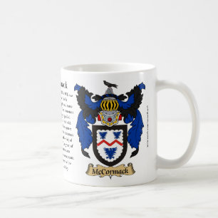 McCormack, the Origin, the Meaning and the Crest Coffee Mug