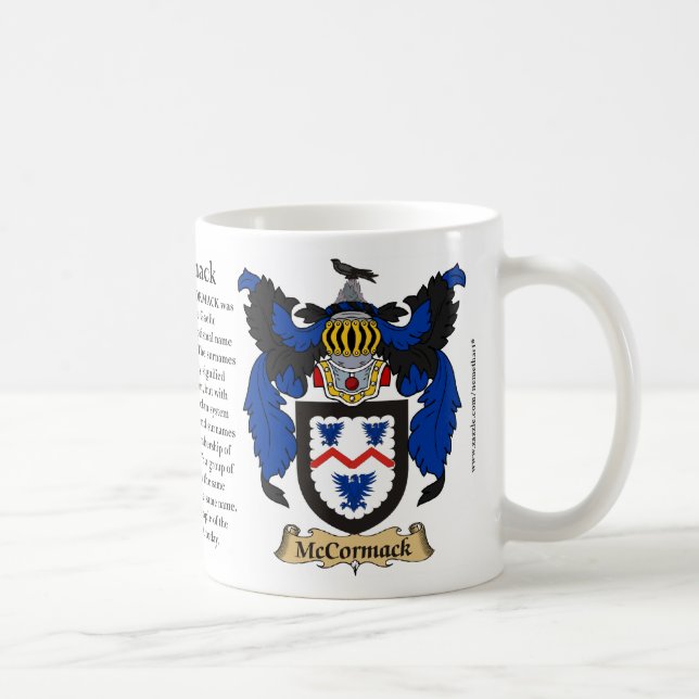 McCormack, the Origin, the Meaning and the Crest Coffee Mug (Right)