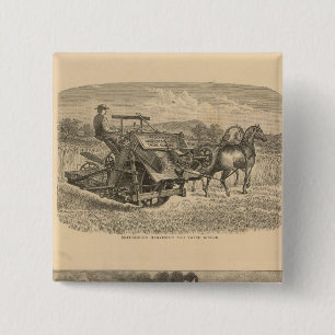 McCormick Company, Chicago, Illinois 2 Inch Square Button