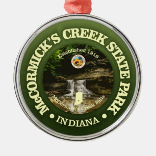 McCormick's Creek SP Metal Ornament