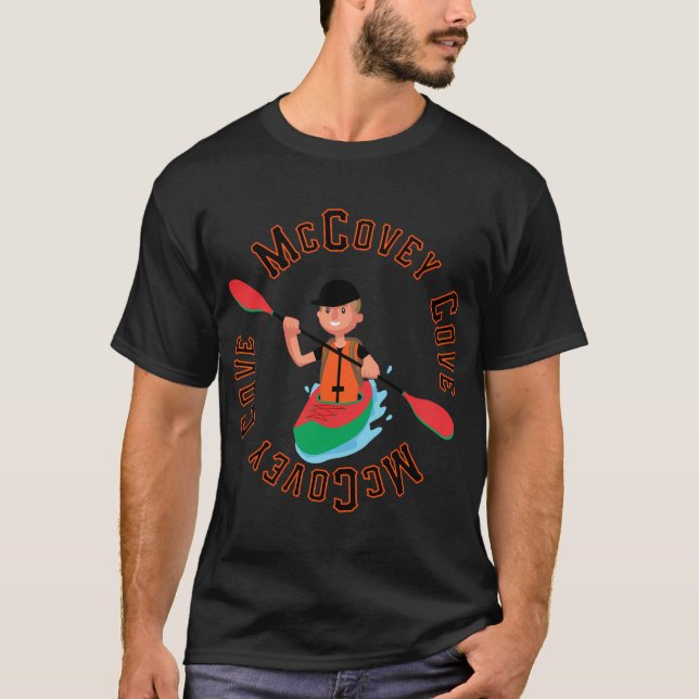 Mccovey Cove Baseball Kayak T-Shirt (Front)