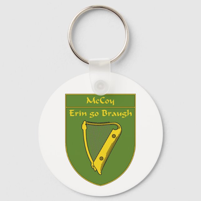 McCoy 1798 Flag Shield Keychain (Front)