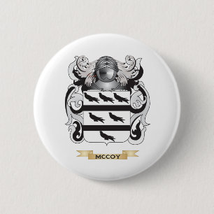 McCoy Coat of Arms (Family Crest) 2 Inch Round Button