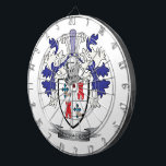 McCracken Family Crest Coat of Arms Dartboard<br><div class="desc">McCracken family crest and Scottish McCracken coat of arms. For men with the McCracken surname,  and for women with the McCracken last name. Click 'McCracken Family Crest' to see all our designs featuring the McCracken family name.</div>