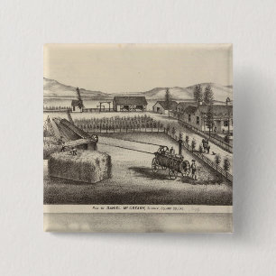 McCreary res, Newtown Landing 2 Inch Square Button
