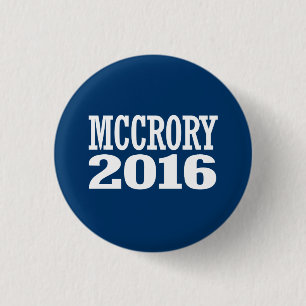 McCrory - Pat McCrory 2016 1 Inch Round Button