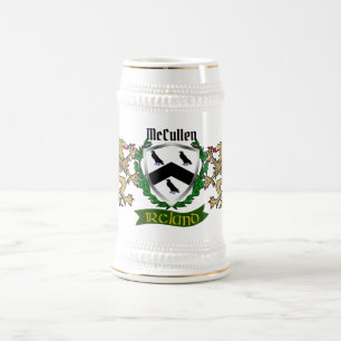 McCullen/Cullen Irish Shield Beer Stein