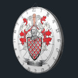 McCulloch Family Crest Coat of Arms Dartboard<br><div class="desc">McCulloch family crest and Scottish McCulloch coat of arms. For men with the McCulloch surname,  and for women with the McCulloch last name. Click on our store: 'McCulloch Family Crest' to see all our designs featuring the McCulloch family name.</div>