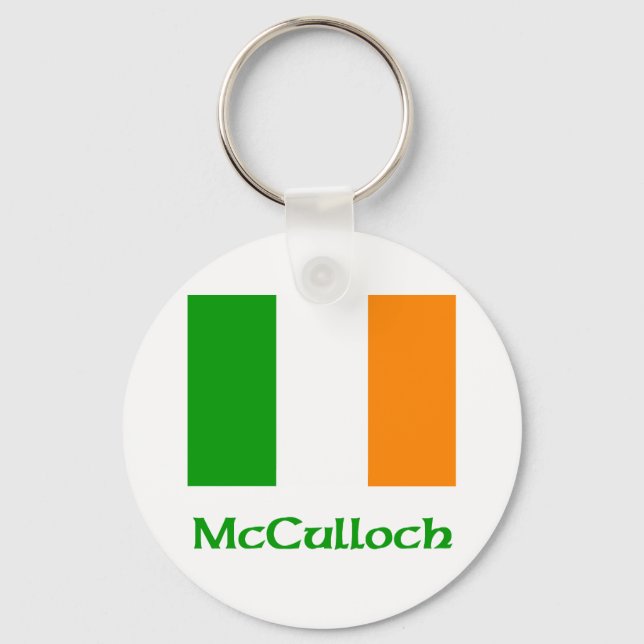 McCulloch Irish Flag Keychain (Front)