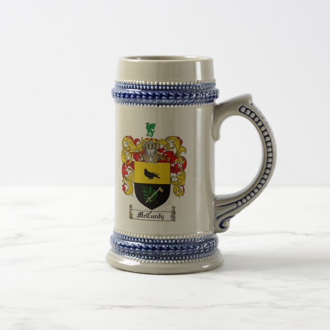 McCurdy Coat of Arms Stein (Right)