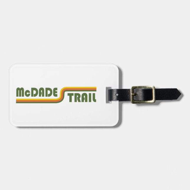 McDade Trail Luggage Tag (Front Horizontal)