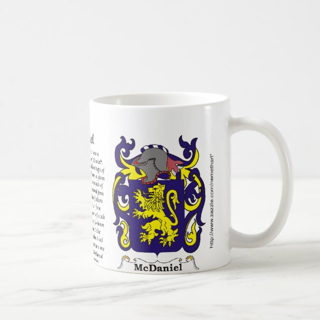 McDaniel Family Coat of Arm mug (Right)