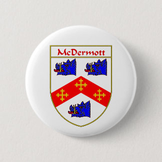 McDermott Coat of Arms/Family Crest 2 Inch Round Button