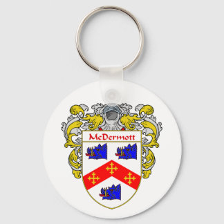 McDermott Coat of Arms (Mantled) Keychain
