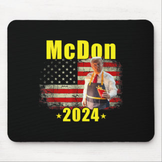 Mcdon Funny Donald Trump French Fry Cooking Fries  Mouse Pad