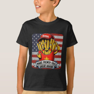Mcdon Funny Donald Trump French Fry Cooking Fries T-Shirt