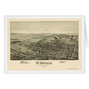McDonald, carte panoramique de PA - 1897