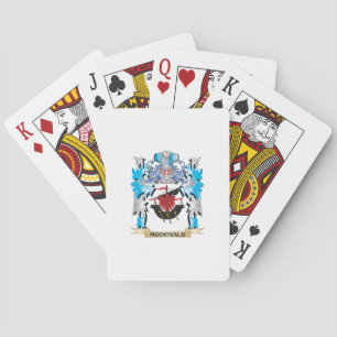 Mcdonald Coat of Arms - Family Crest Playing Cards