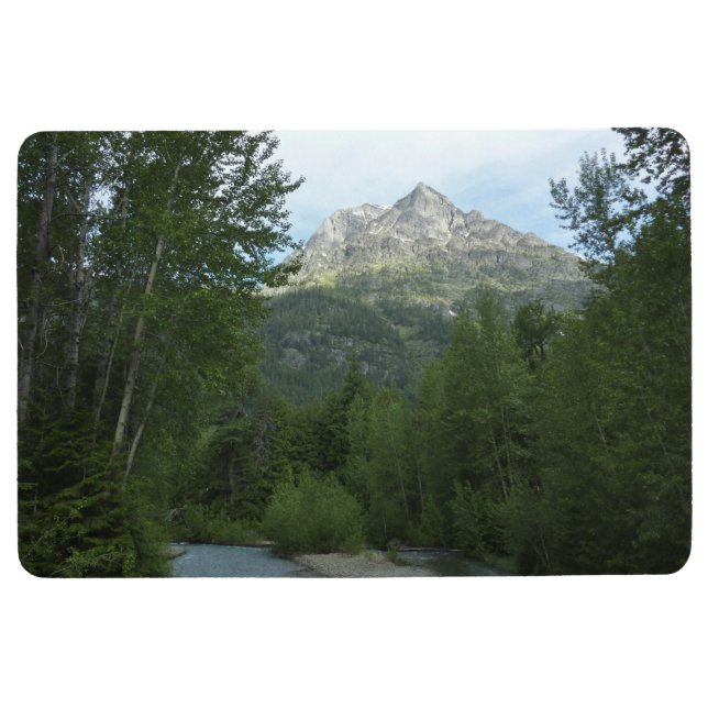 McDonald Creek at Glacier National Park Floor Mat (Front)