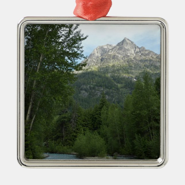 McDonald Creek at Glacier National Park Metal Ornament (Front)