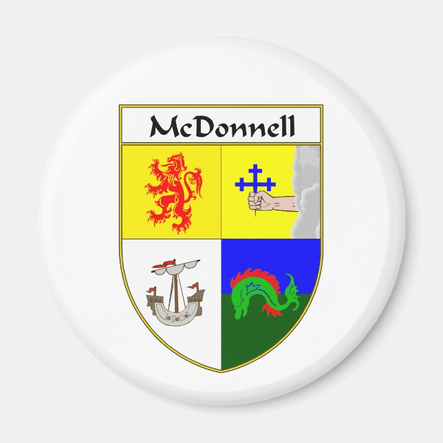 McDonnell Coat of Arms/Family Crest Magnet (Front)