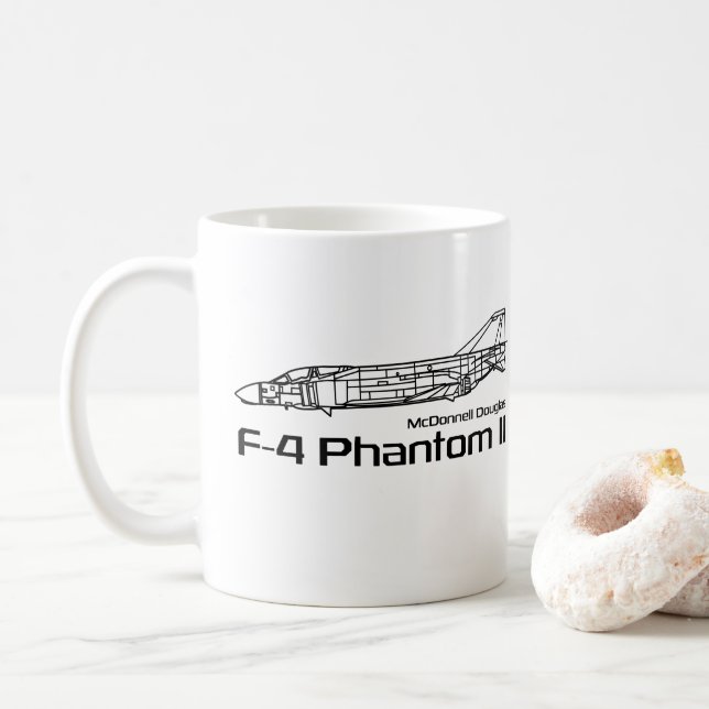 McDonnell Douglas F-4 Phantom II Coffee Mug (With Donut)
