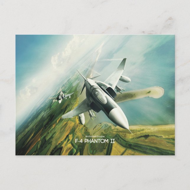 McDonnell Douglas  F-4 Phantom II Postcard (Front)