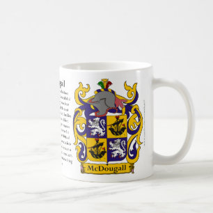 McDougall, the Origin, the Meaning and the Crest Coffee Mug