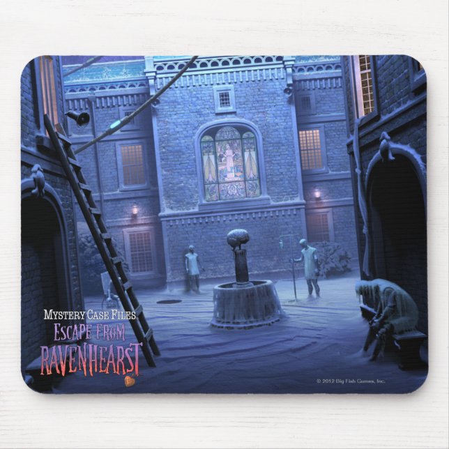 MCF: Escape From Ravenhearst Frozen Mouse Pad (Front)