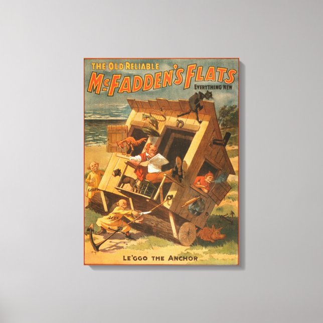 McFadden's Flats Theatrical Poster Canvas Print (Front)
