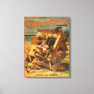 McFadden's Flats Theatrical Poster Canvas Print