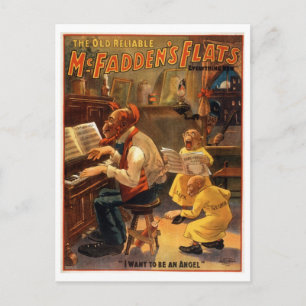 McFadden's Flats Vintage Theatre Poster Postcard