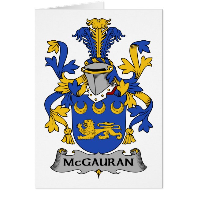McGauran Family Crest (Front)
