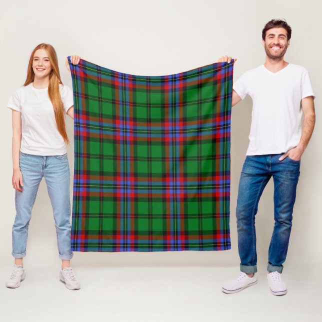 McGeachie Plaid Fleece Blanket (In Situ)